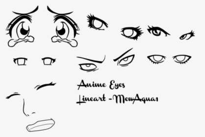 Anime Eyes 1png - Drawing, Transparent Png, Free Download