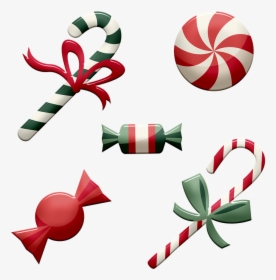 Christmas Candy, Candy Cane, Peppermint, Red, Green - Christmas, HD Png Download, Free Download