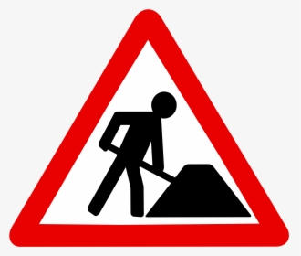 Transparent Construction Sign Clipart - Work Road Sign Png, Png Download, Free Download