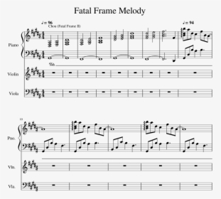 Transparent Music Frame Png - One Day Tate Mcrae Piano Notes, Png Download, Free Download