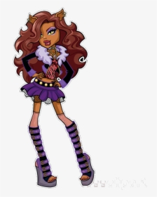 Wolf Monster High Clipart Clawdeen Doll Transparent - Monster High Clawdeen Cosplay, HD Png Download, Free Download