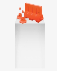 Traffic Cone & Road Barrier - Paper, HD Png Download, Free Download