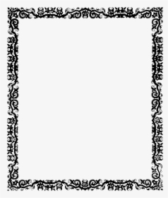 Transparent Rectangle Outline Png - Black And White Border Png, Png Download, Free Download