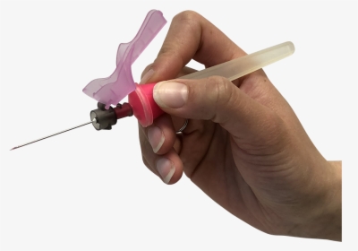 Hand Holding Applicator With Needle - Bradawl, HD Png Download, Free Download