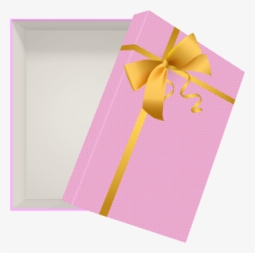 Open Gift Box Pink Png Clip Art Image - Gift Wrapping, Transparent Png, Free Download