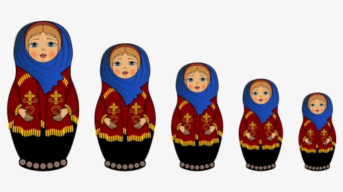 Clip Art Russian Nesting Dolls Text - Russian Nesting Dolls Png, Transparent Png, Free Download