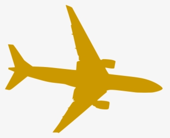 Airplane, Jet, Aircraft, Plane, Flight, Aviation - Gold Airplane Clip Art, HD Png Download, Free Download