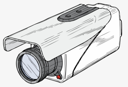 Camera, Surveillance, Security, Automatic, Video, Cctv - Draw A Surveillance Camera, HD Png Download, Free Download
