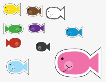 Ten Fish Clipart Black And White, HD Png Download, Free Download