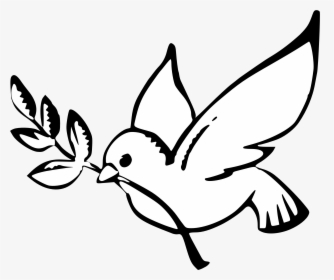 Nativity Black And White Black And White Christmas - Peace Dove, HD Png Download, Free Download