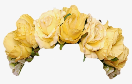 Yellow Flower Crown Png, Transparent Png, Free Download