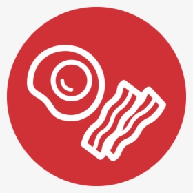 All You Can Eat Breakfast Amenity Icon - Circle, HD Png Download, Free Download