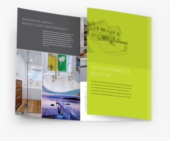 Tri-fold Brochure With Strategic Messaging Tells The - Project Brochure It Building, HD Png Download, Free Download