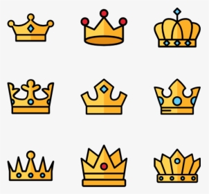 Yellow,crown,clip Art,illustration - Small Crown Drawing, HD Png Download, Free Download