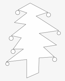Christmas Tree Black And White Christmas Tree Clip - Christmas Tree, HD Png Download, Free Download