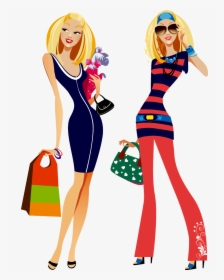 Transparent Mulheres Png - Vectors Fashion Girl, Png Download, Free Download