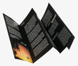 Five Fold, Folded, 4 Color, Print Sample - Brochure Fold Sample, HD Png Download, Free Download