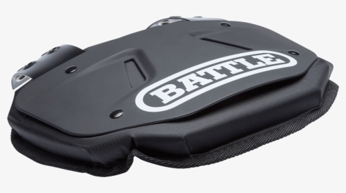 Battle Football Back Plate Black Adult Flat - Battle Back Plate, HD Png Download, Free Download