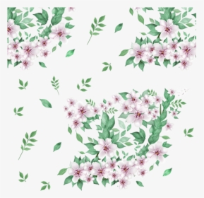 Transparent Beautiful Flower Clipart - Flower Leaf Vector Png, Png Download, Free Download