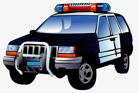 Police Car, File Policecar Svg Wikimedia Commons - Police Car Clipart, HD Png Download, Free Download