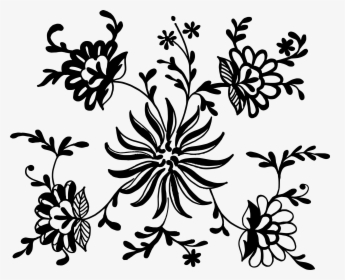 Png Flowers Ornament Vector, Transparent Png, Free Download