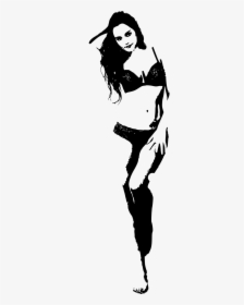 Black Erotic Girl Free Picture - Erotic Art Transparent Png, Png Download, Free Download