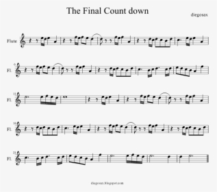 Final Countdown Trumpet Music, HD Png Download, Free Download