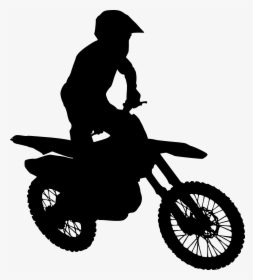Silhouette Dirt Bike Svg, HD Png Download, Free Download