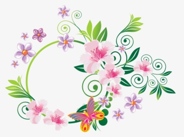 Ornamental Clipart Floral - Ornament Floral Png, Transparent Png, Free Download