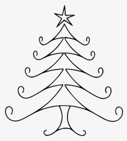 Simple Christmas Tree Clipart - Art How To Draw Christmas Tree, HD Png Download, Free Download