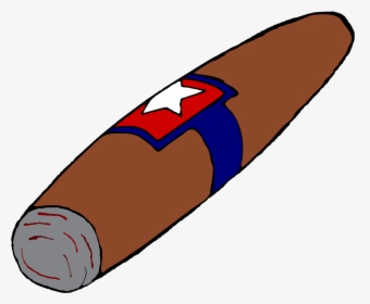 Cartoon Cigar Png - Illustration, Transparent Png, Free Download