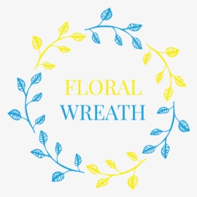 Leaf Floral Ornaments Wreath Badge, Wedding, Wreath, - Jewellery Visiting Card Design, HD Png Download, Free Download