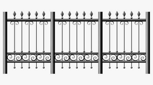 Transparent Iron Fence Png Clipart - Clear Background Fence Png, Png Download, Free Download
