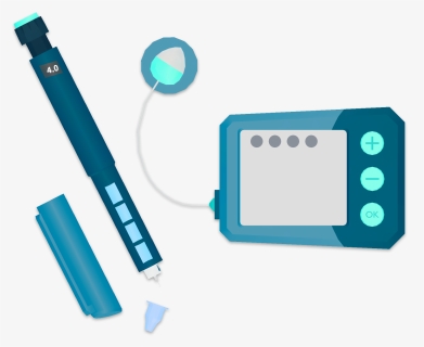 Transparent Insulin Png - Insulin Pen And Pump, Png Download, Free Download