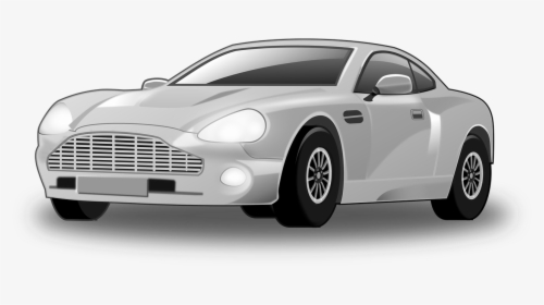 Silver Car Clip Art, HD Png Download, Free Download