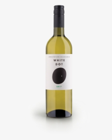 Wine Bottle- - White Dot Greek Wine, HD Png Download, Free Download