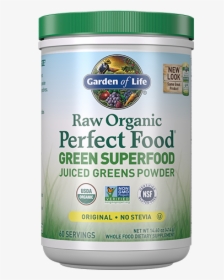 Raw Organic Perfect Food Green Superfood Powder Original - Garden Of Life, HD Png Download, Free Download
