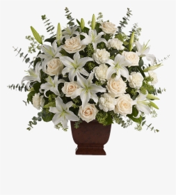 Funeral White Flower Arrangement, HD Png Download, Free Download