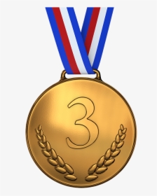 Illustration Medal Bronze Award Championship - Gold Medal Transparent Background, HD Png Download, Free Download