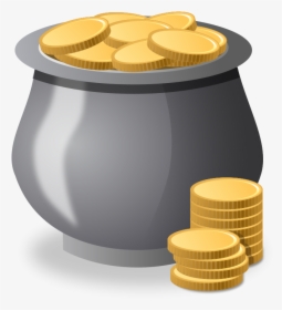 Money Pot - Pot Of Money Gif, HD Png Download, Free Download