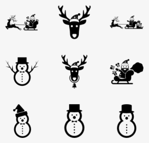 Santa Xmas - Snowman Icon, HD Png Download, Free Download