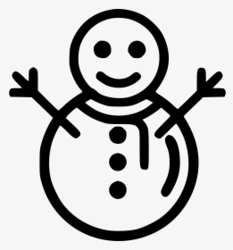 Christmas Snow Winter Snowman - Snowman Icon Png, Transparent Png, Free Download