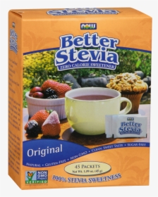 Now Foods Betterstevia 75 Packets, HD Png Download, Free Download