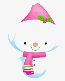 Winter Snowgirl Clipart Christmas Snowman Baby Transparent - Cartoon, HD Png Download, Free Download