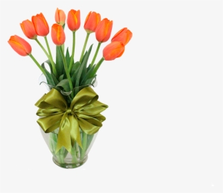 10 Tulipanes Naranjas - Tulipanes Flores A Domicilio, HD Png Download, Free Download