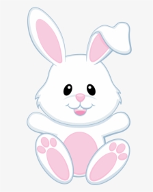 Clip Art Easter Bunny Vetor Pinterest - White Bunny Png Clipart, Transparent Png, Free Download