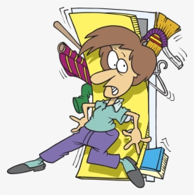 Space Clipart Kid Png - Trying To Close Closet Door, Transparent Png, Free Download