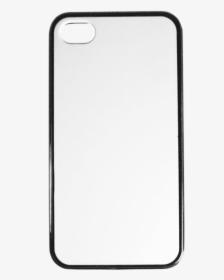 Blank Silicone With Black Trim Iphone 4 Case - Mobile Phone Case, HD Png Download, Free Download