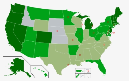 States With Medical Marijuana, HD Png Download, Free Download