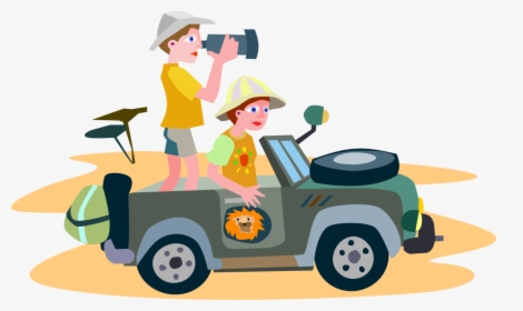Clip Art Safari Jeep Clipart - Safari Jeep Clip Art, HD Png Download, Free Download